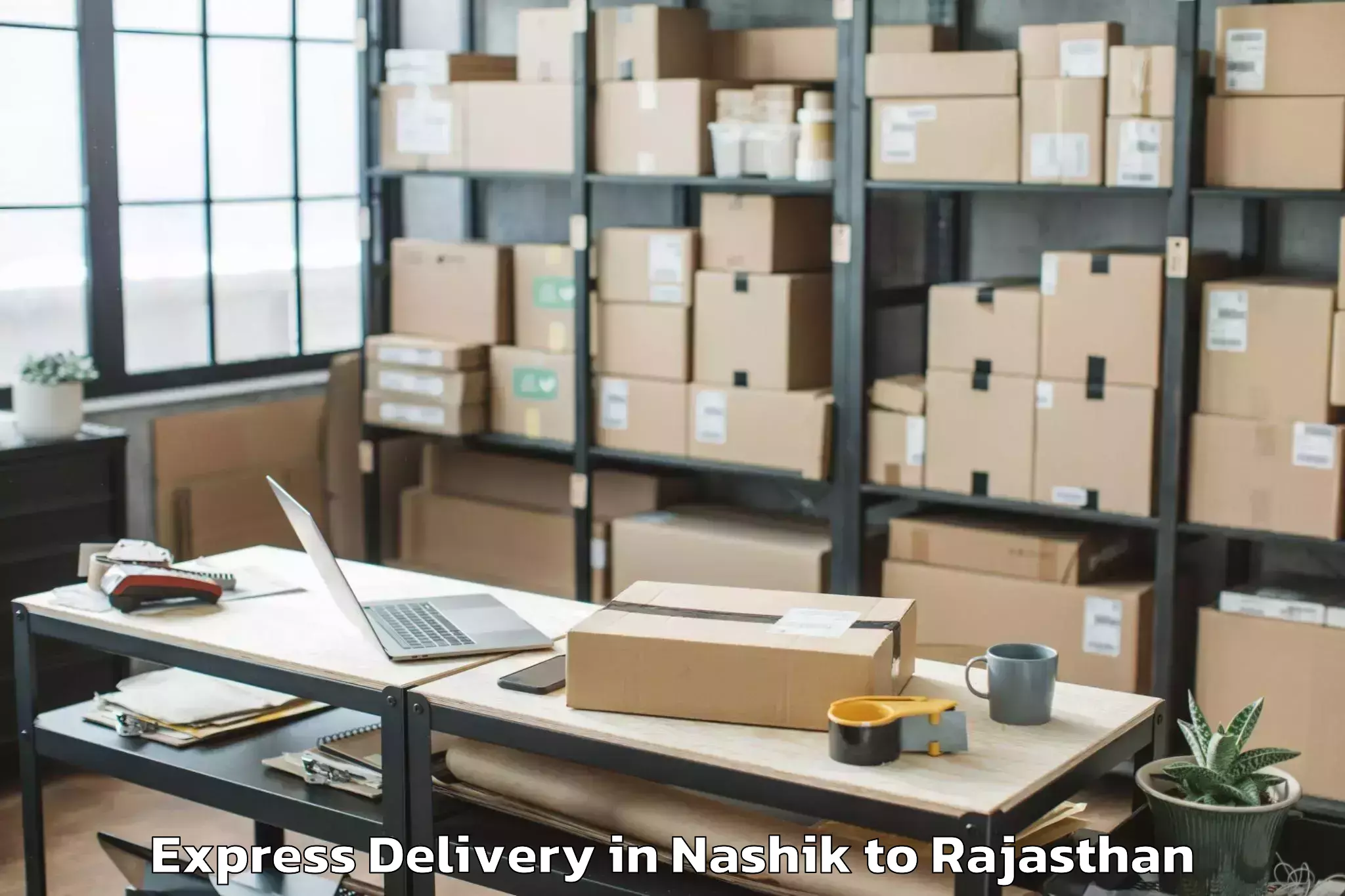 Book Your Nashik to Sheoganj Express Delivery Today